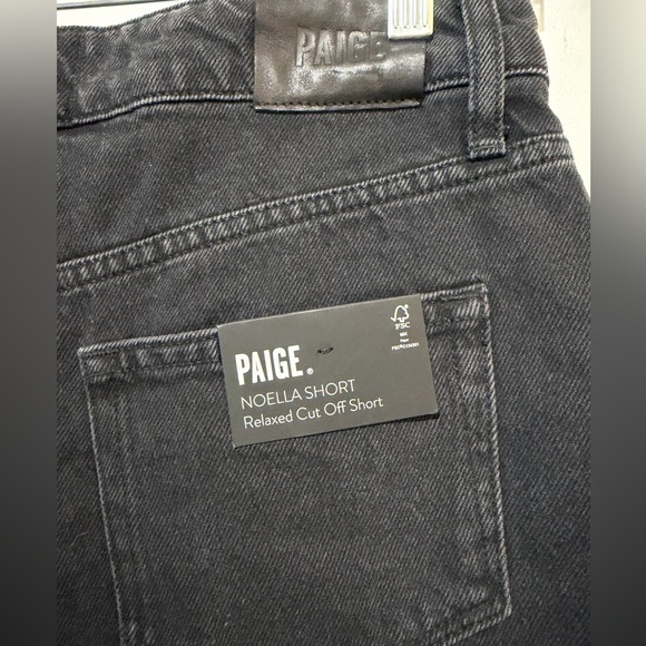 Paige Black Women's Noelle Shorts Size 25 NWT - Picture 4 of 5
